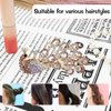 Biiange Crystal Rhinestones Hair Clips Crystal Peacock Hair Clip Purple Rhinestones Clips Headwear Styling Gift for Female (1Pack, Purple)