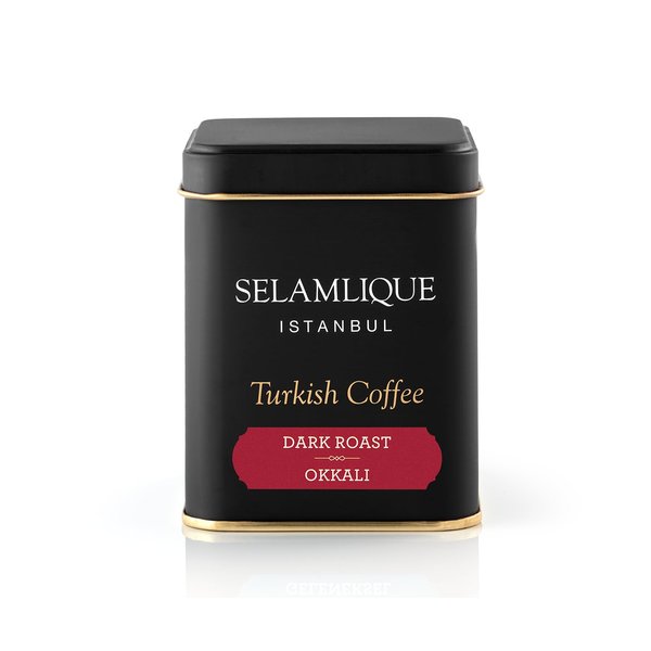 Selamlique Turkish Coffee Dark Roast Ultra Fine Ground Coffee 4.40oz