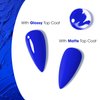 Gellen Gel Nail Polish, 18ml Electric Blue Gel Polish Soak Off UV LED Nail Gel Polish Nail Art Starter Manicure Salon DIY at Home Valentines Gift, 0.6 OZ