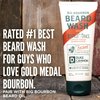 Duke Cannon Supply Co. Big Bourbon Beard Wash, 6 Fl Oz, Oak Barrel Scent - Made with Plant-Based Ingredients to Strengthen, Rejuvenate, Soften and Condition