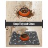Pet Feeding Mat-Absorbent Dog Mat for Food and Water Bowl-No Stains Easy Clean Dog Food Mat-Quick Dry Dog Water Dispenser Mat-Puppy Supplies Dog Stuff-Dog Accessories Dog Water Bowl Mat