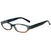 Calabria 4377 Cat Eye Floral Paisley Reading Glasses +2.00 Bulk Variety 3 Pack Women One Power Readers Cute Eyeglass w/Case