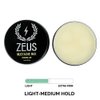ZEUS Mustache Wax - Natural Shine, Moisturizing, Conditioning Moustache Wax, Light-Medium Hold – MADE IN USA (1 oz.)