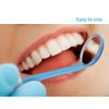 Tooth Stain Remover Tool Oral Care Cleaning Kit with LED Light for Dentist, Family Oral Cleaning, Dental Scraper Tooth Pick Hygiene Set with Mouth Mirror - Easy to Carry and Use