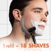 Gillette Fusion5 Power Mens Razor Blade Refills, 8 Count, Lubrastrip for a More Comfortable Shave,Gillette Fusion 5 Blades Refills, Gillette Razors for Men, Gillette Fusion 5, Razor Blades for Men
