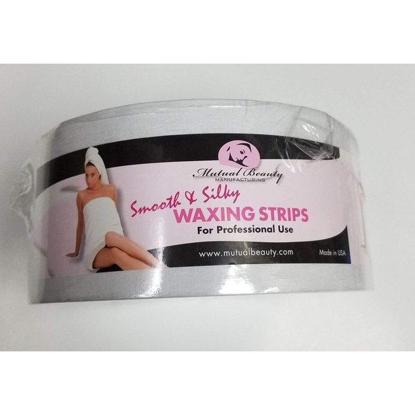 Smooth & Silky WAXING Strips 3 1/2 x 100 YD Bleach White Muslin