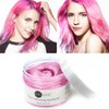 Pink Hair Coloring Wax Temporary Hair Clay Pomades 4.23 oz,Natural Hair Dye Material Disposable Hair Styling Clay Ash for Cosplay,Halloween,Party