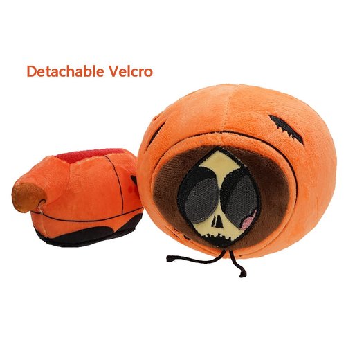 ZJYJING Plush Toy Figure 5.9" with Detachable Head Creative Cartoon Figure (Skull Kenny)