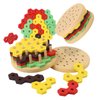 Montessori Toys for 3 Year Old Boys Girls,Toddlers Sensory Toys,Baby Wooden Educational Learning Toys,Hamburger Puzzles for Preschool Kids Birthday Gifts