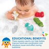 Battat – Assorted Bath Toys – 9Pcs Animal Squirters – Water Squirt Toys – Bath & Pool – 10 Months + – Bath Buddies (9Pcs)