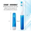 Lingito Travel Toothbrushes, Mini Toothbrush with Toothbrush Cover, Camping Toothbrush, Travel Size Toothbrush with Toothbrush Case Portable Toothbrush, Adults Travel Toothbrush Kit (6 Pack)