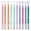 Marvy Uchida Le Flex 10 Piece Set Writing Pen, Pastel Colors