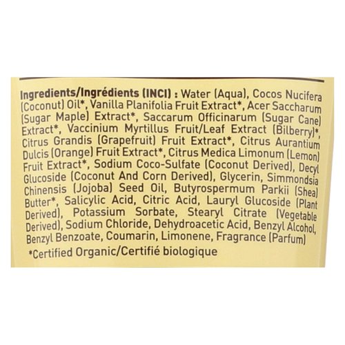 Desert Essence Organics Body Wash Coconut 8 oz Liquid