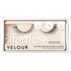 Velour Effortless Invisible Lashes - Lash Extension Look - Natural-Looking False Eyelashes - Reusable Fake Lashes - Fluffy & Lightweight No-Trim Lashes - Vegan - Glue not included (Stripped)