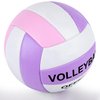 Pink and Purple Volleyball Size 5, Official Size Volley Ball with Pump for Womens, Girls, Mens, Youth, Teen and Adult, Soft Volleyball Ball for Outdoor Indoor, Beach, Pool, Water and Sand
