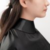 Lurrose Neck Strips Salon Hair Cutting Collar Silicone Rubber Neck Wrap Guard Neck Shield Shawl Barber Styling Cape Barber Supplies for Haircut Hair Dye Black Hair Dye Cape