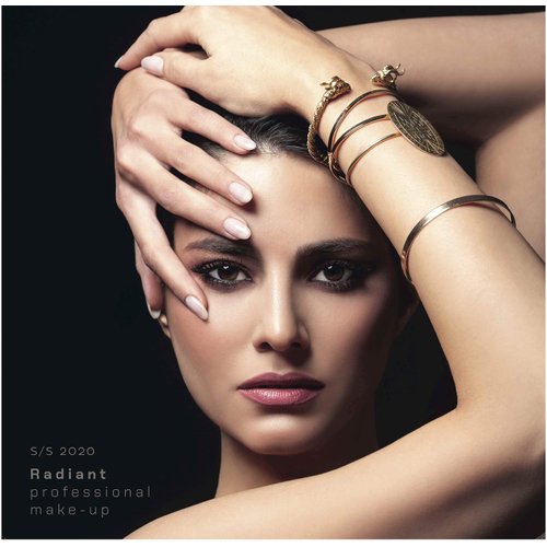 Radiant Professional Blush Color - Pressed Powder Compact Blusher in Matte & Pearly Shades - Suitable for Most Skin Types - Easy to Apply - 4 grams - Rose (116)