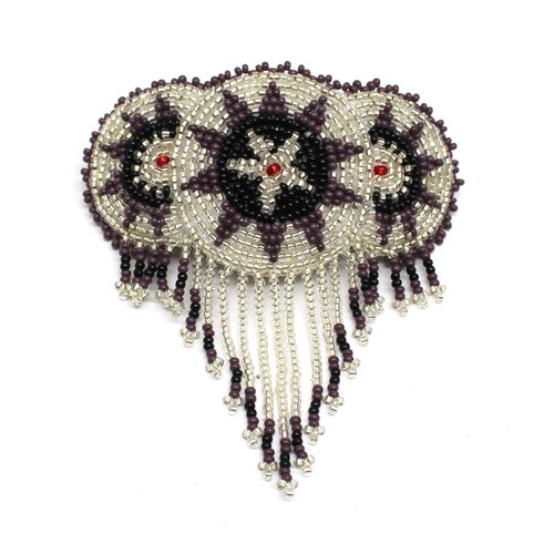 Lavivia Handmade Beaded Hair Clip/Barrette. Native American Style Beaded Hair Barrette For Women. Suitable For Different Occasions & Gifting