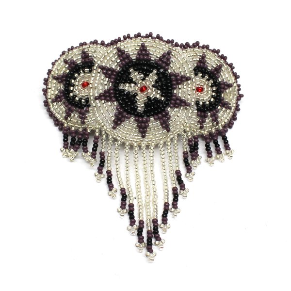 Lavivia Handmade Beaded Hair Clip/Barrette. Native American Style Beaded Hair Barrette For Women. Suitable For Different Occasions & Gifting