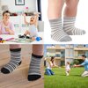 Baby Boy Socks, 12 Pairs Non Slip Toddler Socks Cotton Grip Socks Toddler Socks with Grippers for Baby Boy Infant