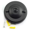 NX Garden Ceiling Light Canopy Kit 1PC Vintage Ceiling Rose Hook Plate Holder for Fitting Chandelier Lamp Light Black
