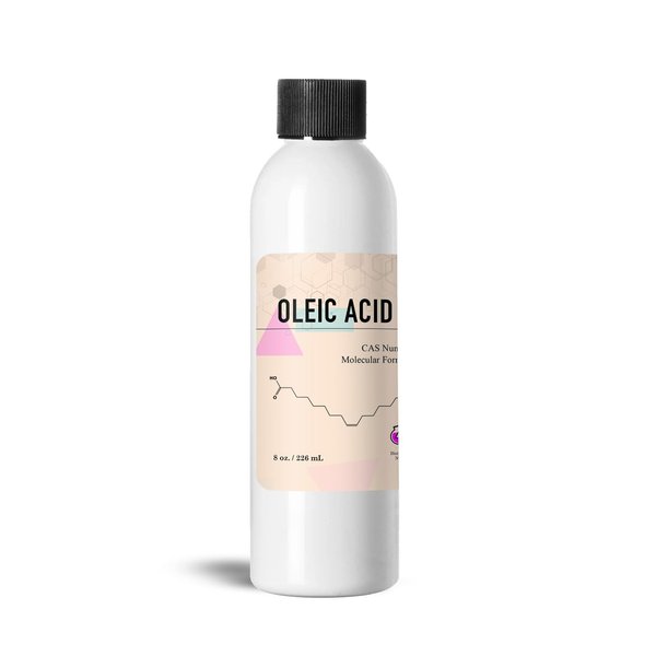 Pure Oleic Acid Cosmetic Grade - 4 Oz / 113 g - Organic Oleic Acid - Emulsifying Agent for Hair Care Products - Skin Care & Cosmetic Formulations & Soap Making - Lab Chemicals by Talsen Chemicals