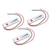 MECCANIXITY 3PCS Battery Meter Monitor, 11.1-12.6V Level Indicator Module Battery Power Tester, LED Digital Display Back Cover for Car, Marine, RV, Boat (White)