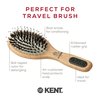 Kent Brushes Perfect For Range PF02 Pure Bristle and Nylon Mix Hair Brush Small/Travel Size