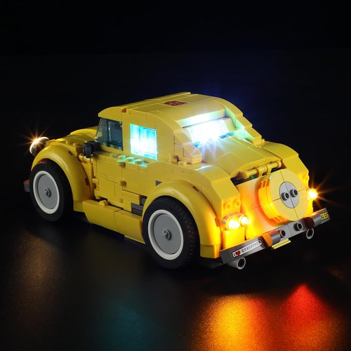 YEABRICKS LED Light for 10338 Icons Bumblebee Building Blocks Model (Building Set NOT Included)