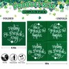 Whaline 120 Pack St. Patrick's Day Luncheon Napkin 6.5 x 6.5Inch Happy St. Patrick's Day Charm Lucky Prints Disposable Paper Napkin Green Lunch Napkin for Home Dinner Buffet Tableware Party Supplies