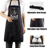 CENWA Lash Tech Apron The Lash Artist Tarot Lash Tech Adjustable Apron Beauty Salon Apron (LASH ARTIST apron2)