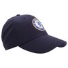 Chelsea FC Unisex Official Football Crest Baseball Cap (One Size) (Navy Blue)