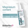 BetterYou Magnesium Body Lotion - Body Cream with Magnesium and Shea Butter - Softens Skin, Relaxes Muscles - Nourishing and Lightweight - 6.08 oz