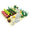 Sufeasdf Barn and Farm Building Block Set A, Chicken Coop, Garden, Crops, Compatible with Lego 853792 Accessory for Ages 6-12
