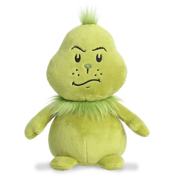 Aurora® Whimsical Dr. Seuss™ Pop Art Grinch Stuffed Animal - Magical Storytelling - Literary Inspiration - Green 9.5 Inches