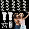 YOFOBU 100PCS White Glow Sticks Party Favors with 20PCS Glow Glasses(For 60 Glow Bracelets&20 Heart Glasses),Glow In The Dark Party Supplies Neon Party Decor for Christmas New Year Valentine's Day