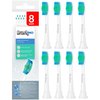 Brushmo HX6013/HX6015 Replacement Toothbrush Heads Compatible with Phillips Sonicare Electric Toothbrush, 8 Pack