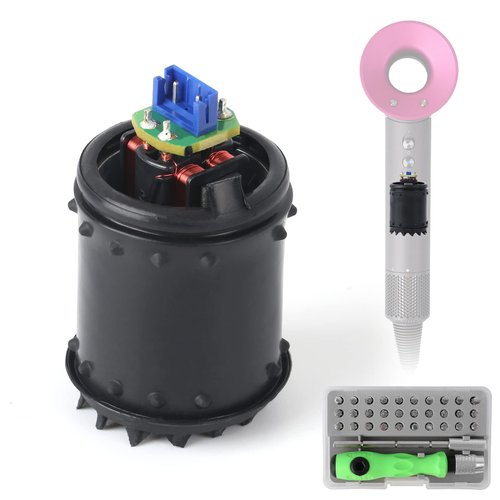 Hair Dryer Motor Replacement for Dyson Supersonic HD01 HD02 HD03 HD08 Models, Blow Dryer Motor Repair Accessories