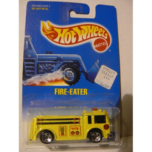 Hot Wheels Fire-Eater Yellow with 5 Spoke Wheels #82