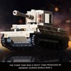 HI-REEKE Tank Building Block Set, T-34 & Tiger Panzer WW2 Military Toy for Boy