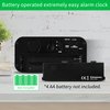 Alarm Clock, LED Digital Clock, Small Wall Clock, Battery Operated, Adjustable 3-Level Led Brightness, Dim Night Mode, 12/24Hr, Cordless, Constantly 1.2'' Digits Display for Bedroom/Travel,Easy to Set