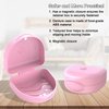Retainer Case, Aligner Case, Orthodontic Retainer Case, Retainer Mouth Guards Travel Case - Pink.