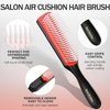 Comb for Curly Hair, Curling Comb Nylon Styling Hair Brush 9 Row Brush Hair Brush Removable Classic Detangling Comb Suitable for Curly, Wet, Dry, Oily, Thick Hair