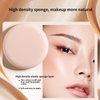 BLUE LOVE Air Cushion BB Cream Liquid Foundation, Lightweight Tinted BB Cream Makeup Long Lasting Concealer, BB cream Tinted Moisturize Foundation for Face Makeup and Mature Skin(02 Natural)