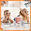 Sinload 45 Pcs Star Centerpieces for Movie Night Party Decorations 3D Movie Night Supplies Star Decorations in 3 Sizes 8" 5" 3" Red Carpet Film Show Theme Birthday Party Table Decor(Classic,Silver)