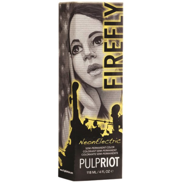 Pulp Riot Semi-Permanent Neon Hair Color 4oz- Firefly