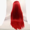 xiweiya Bright Red Lace Wigs for Women13*4 Lace Front Red Wigs Long Straight Red Wigs Synthetic Heat Resistant Fiber Natural Straight Hair Wig Ombre Red Lace Wigs180% Density 26 Inch