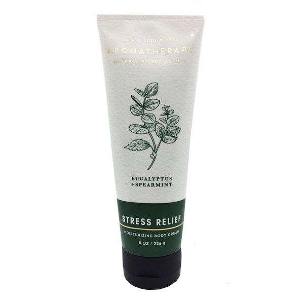Bath & Body Works Aromatherapy Stress Relief Eucalyptus Spearmint Body Cream 8 Ounce