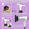 LIGOLIG Hair Difuser Attachment Universal Diffuser Hair Dryer for 1.4-inch to 2.4- inch Blow Dryer, Hair Diffuser for Curly Hair and Natural Wavy Hair (Black)