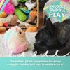 SnugArooz Baby Nikki The Narwhal Dog Toy with Repair Patch – Soft Plush - Squeaker & Crinkle Sounds – Perfect for Interactive Fun - Cuddles